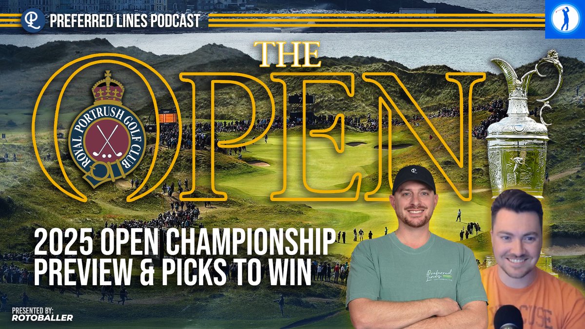 🫡Fired up and ready to stream Preferred Lines LIVE tonight at 8:30 ET for The Open Championship🏆

✅Profiling Portrush
📊Links Specialists
🧐Finding Value
💰Picks To Win

We'd be thrilled to have you join us tonight 🤟

Together We Hunt! GGC

🔗: youtube.com/watch?v=Q4_7FP…