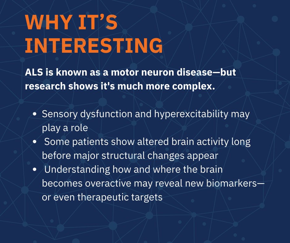 FixelInstitute's tweet image. The brain’s sensory system might be doing more in ALS than we thought—maybe even too much. 🧠⚡
New research is uncovering hidden changes that could reshape how we understand the disease.
🔗 Click the link to learn more: pmc.ncbi.nlm.nih.gov/articles/PMC12…