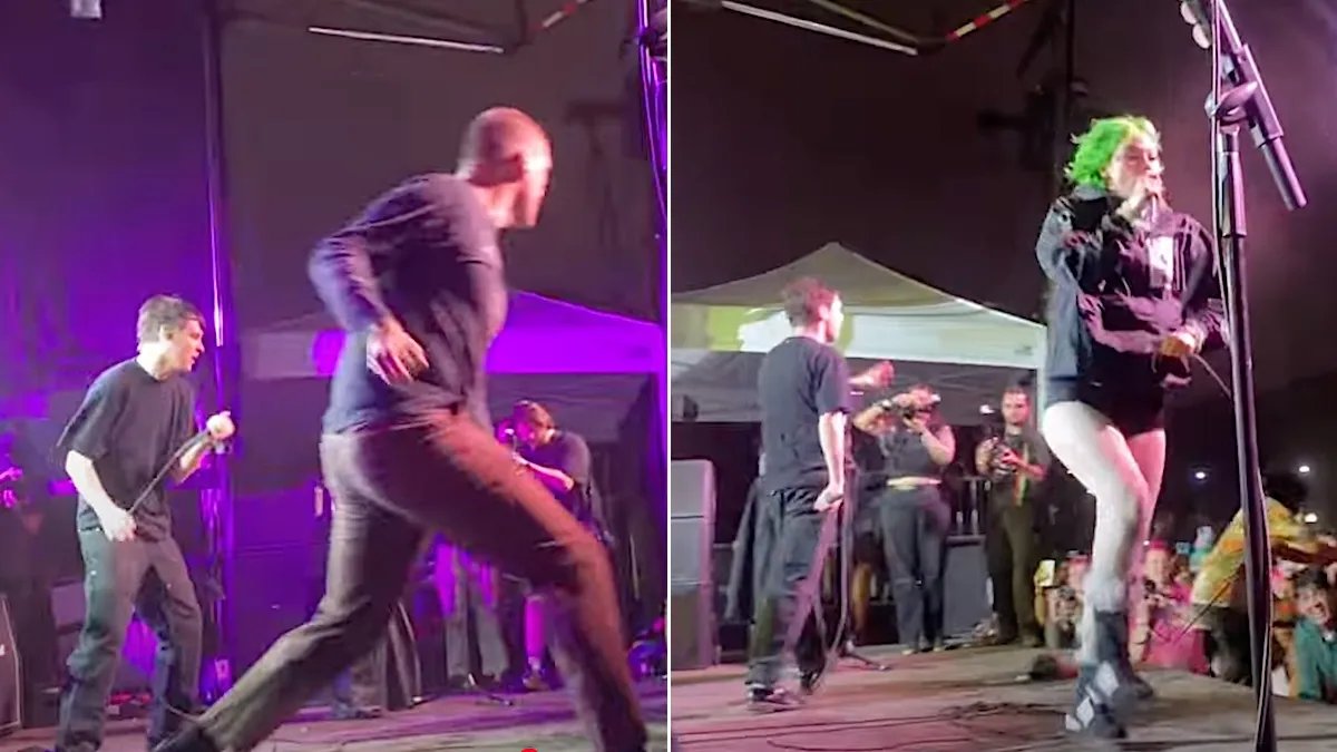 Watch the members of Deafheaven and Scowl join Knocked Loose onstage during their wild headlining set at LA's Sound and Fury festival over the weekend → cons.lv/Lk2sU5