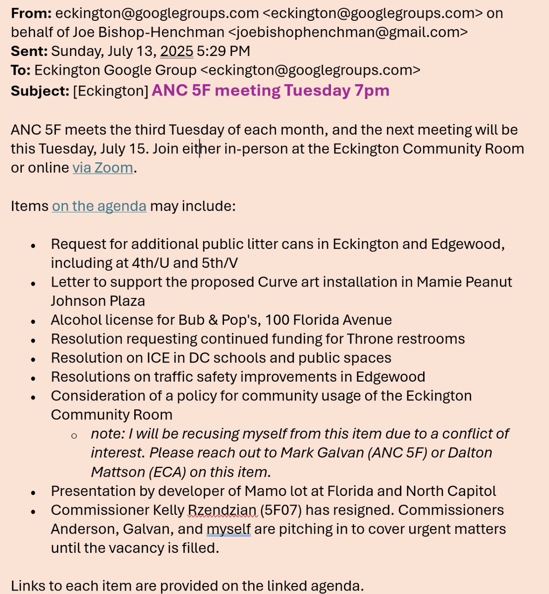 ScottRobertsDC's tweet image. curious about what&apos;s going on with @ANC5F?  see this message from @joe5f6 

anc5f.com 

#EdgewoodDC #EckingtonDC