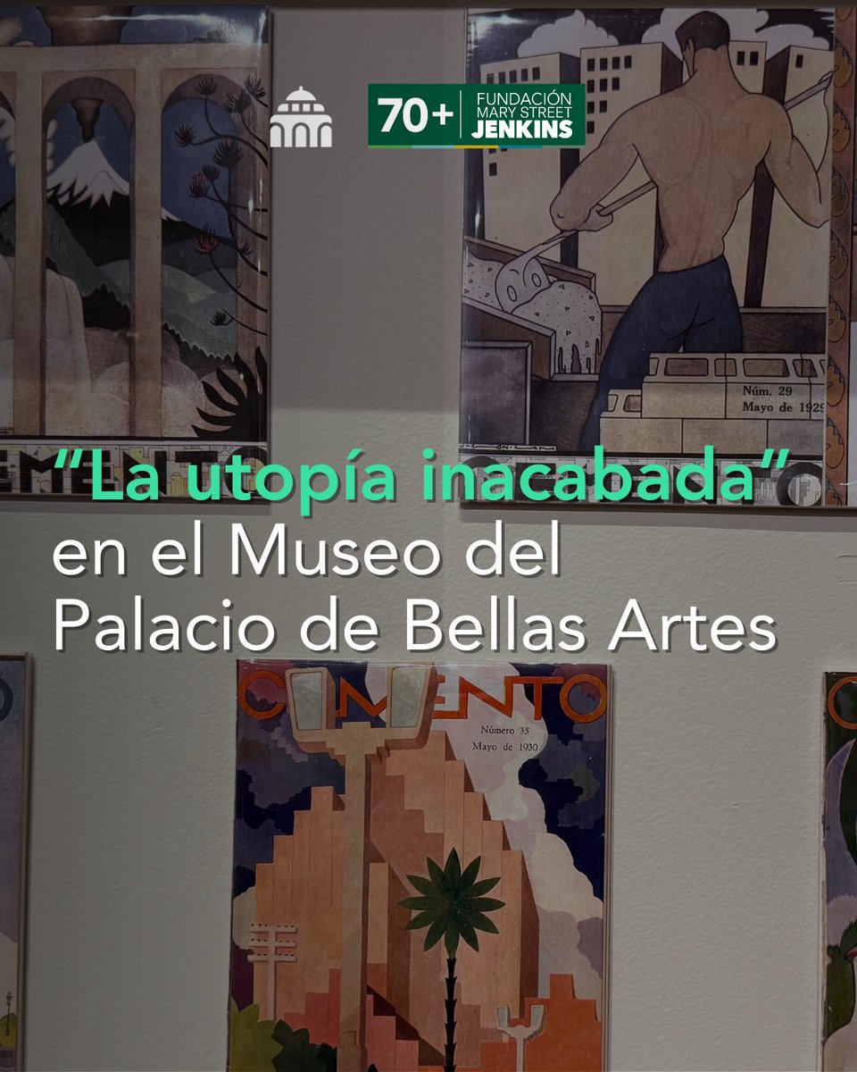🎨 “Más allá de la monumentalidad” en el Museo Mural Diego Rivera
🖼️ “La utopía inacabada” en el Museo del Palacio de Bellas Artes
Este 16 de julio se presenta el catálogo que rinde homenaje a Jorge González Camarena.
#FundaciónJenkins