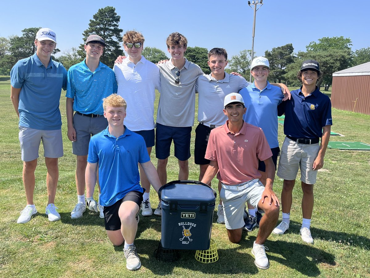 OFallsAB's tweet image. We love to see that Boys Golf is staying cool today on the golf course with drinks in their new cooler! This was one of the wish list items they asked us to purchase for them before they officially begin their season.