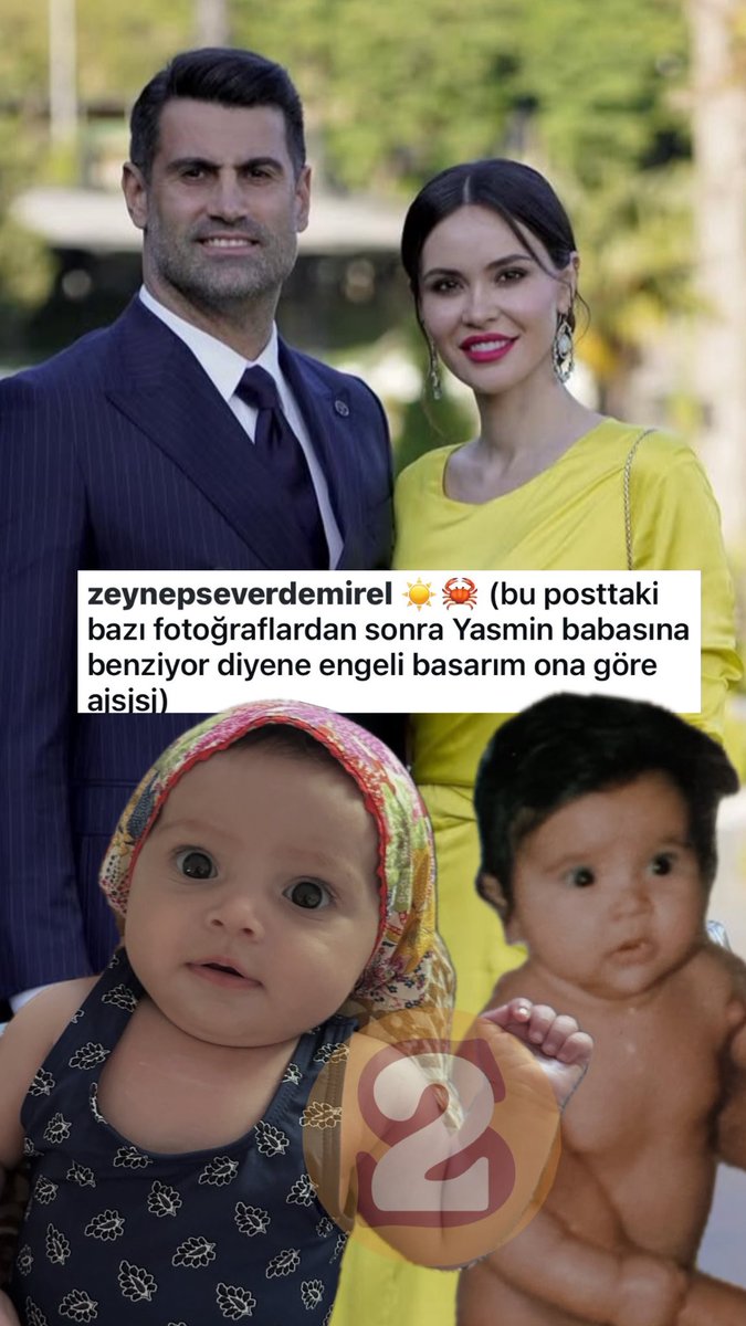 Zeynep Demirel bebeklik fotoğrafını paylaşıp, kızı Yasmin’in kendisine benzediğini söyledi