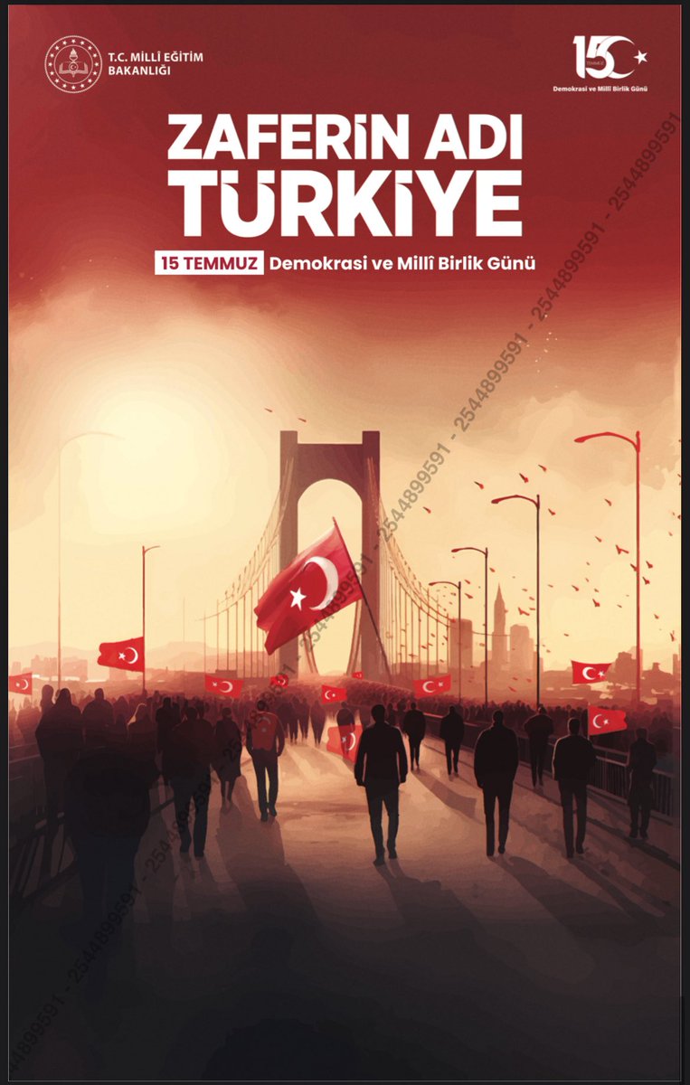 Alaplı Merkez Ortaokulu (@alaplimerkezoo) on Twitter photo 🇹🇷 ZAFERİN ADI TÜRKİYE
15 Temmuz Demokrasi ve Millî Birlik Günü’nde, birlik ve beraberliğimizin gücünü bir kez daha hatırlıyoruz.
#15Temmuz #ZaferinAdıTürkiye #DemokrasiVeMilliBirlikGünü
<a href="/tcmeb/">Millî Eğitim Bakanlığı</a> <a href="/cevatcevik67/">Cevat Çevik</a> <a href="/kmehmet7819/">Mehmet Kaymakcı</a> 🇹🇷 ZAFERİN ADI TÜRKİYE
15 Temmuz Demokrasi ve Millî Birlik Günü’nde, birlik ve beraberliğimizin gücünü bir kez daha hatırlıyoruz.
#15Temmuz #ZaferinAdıTürkiye #DemokrasiVeMilliBirlikGünü
<a href="/tcmeb/">Millî Eğitim Bakanlığı</a> <a href="/cevatcevik67/">Cevat Çevik</a> <a href="/kmehmet7819/">Mehmet Kaymakcı</a>