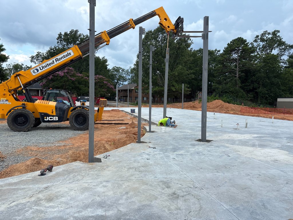 Lander University (@landeruniv) on Twitter photo The foundation and slab for the new nursing building are now in place, marking a major milestone in the project. While heavy rains set construction back a few weeks, that time should be made up as progress continues. The structure steel is currently being installed, and exterior The foundation and slab for the new nursing building are now in place, marking a major milestone in the project. While heavy rains set construction back a few weeks, that time should be made up as progress continues. The structure steel is currently being installed, and exterior