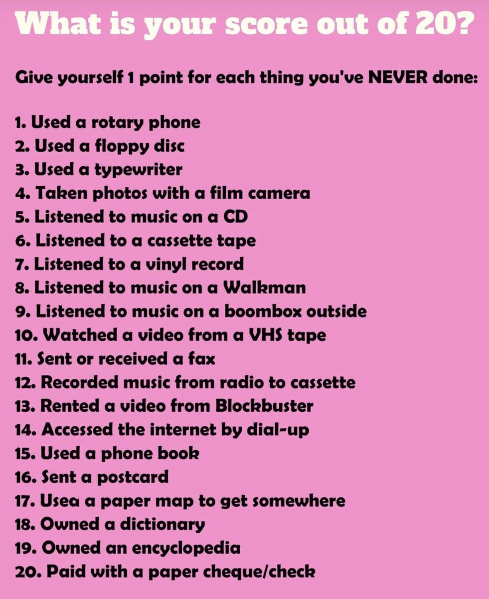 I got ZERO.  Btw, still write checks.