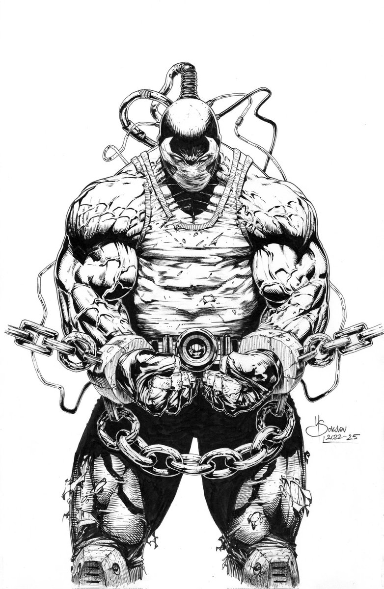 BANE
11x17, Ink over graphite 
SOLD
#bane #dccomics #supervillain #inking