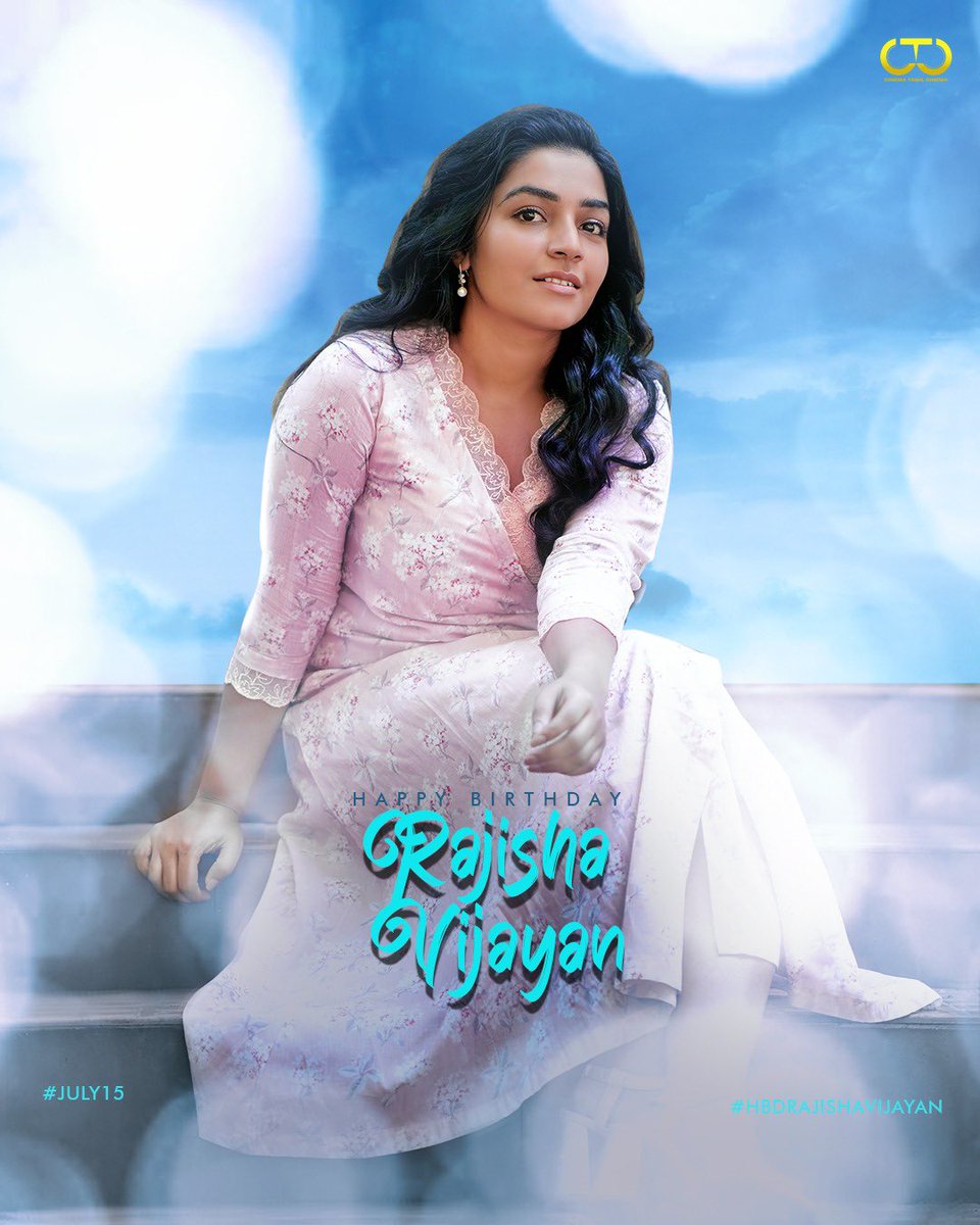 சினிமா தமிழ் சினிமா (@ctcupdates) on Twitter photo Wishing the ever-graceful and immensely talented #RajishaVijayan a day as bright as her screen presence. Happy birthday! 
#HBDRajishaVijayan #HappyBirthdayRajishaVijayan ❤🎁 Wishing the ever-graceful and immensely talented #RajishaVijayan a day as bright as her screen presence. Happy birthday! 
#HBDRajishaVijayan #HappyBirthdayRajishaVijayan ❤🎁