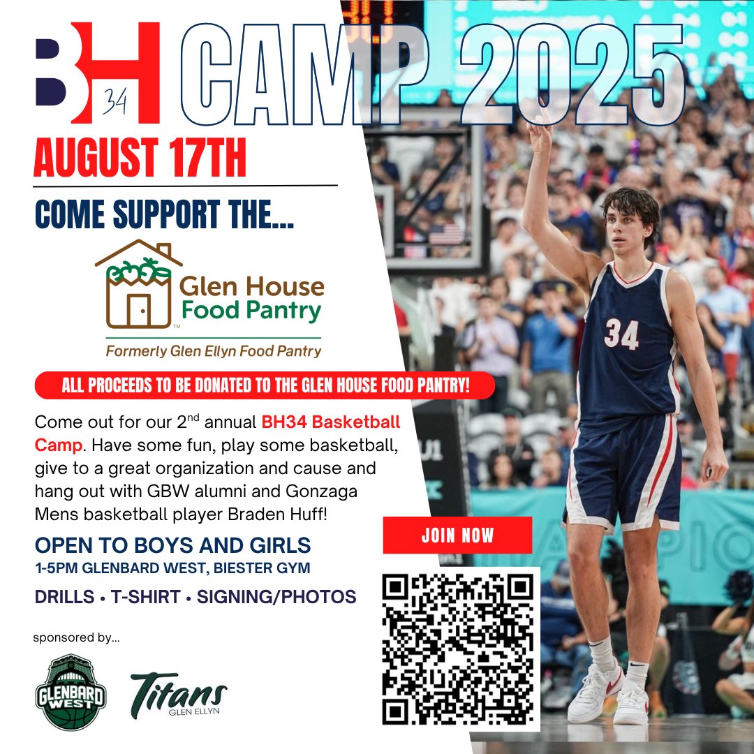 joehoopsreport's tweet image. Braden Huff’s upcoming Basketball Camp at Glenbard West all for charity! Here’s more info on the City/Suburban Hoops Report Player of the Year, state champ and current Gonzaga player’s camp …
