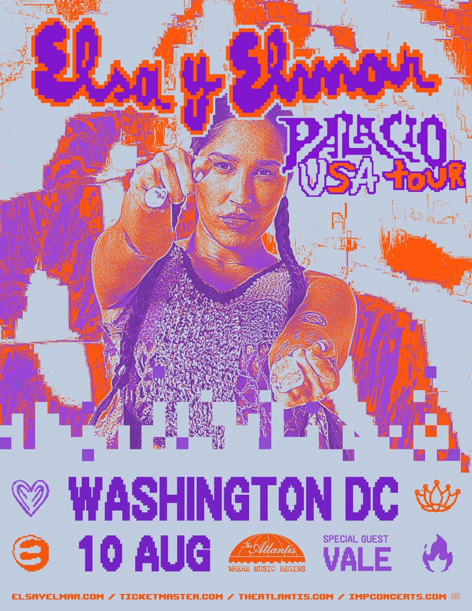 TheAtlantisDC's tweet image. ADDTIONAL TICKETS RELEASED for @elsayelmar on 8/10!
🎟️: hive.co/l/elsayelmar810