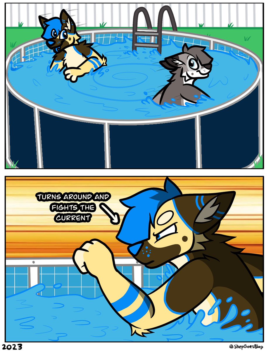 ColeWuff's tweet image. This is what I'm doing when I say "I'm busy with something important"... 😅
🎨: @ShepGoesBlep