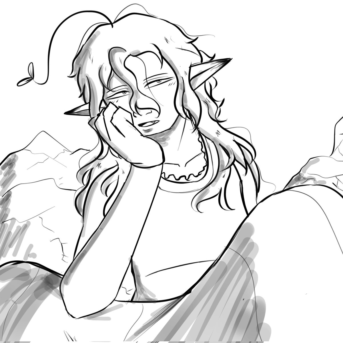 Quick sketch from yesterday

#oc