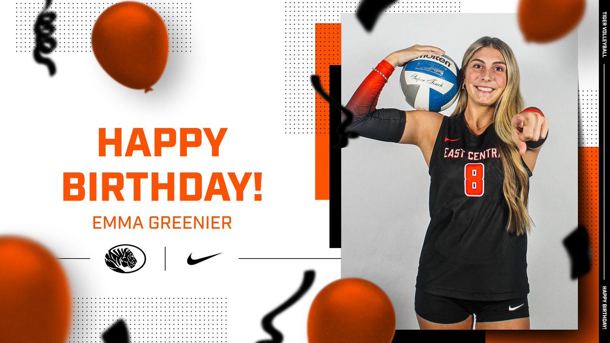 ECUTigersVB's tweet image. Happy Birthday wishes to Emma! 🥳