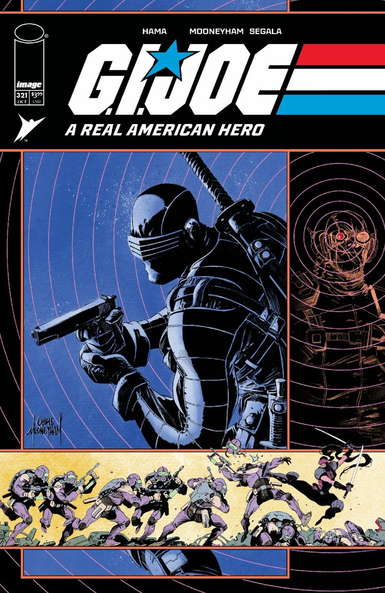 BuzzComics's tweet photo. Preview de G.I. JOE: A Real American Hero #321 par Larry Hama, Chris Mooneyham et @FrancescoSegala chez @ImageComics / @Skybound #ImageComics #Skybound #Hasbro #GIJOE #SnakeEyes #SilentIssue #GIJOEARAH https://t.co/WC6eHZCGai https://t.co/NfztGjBXgI