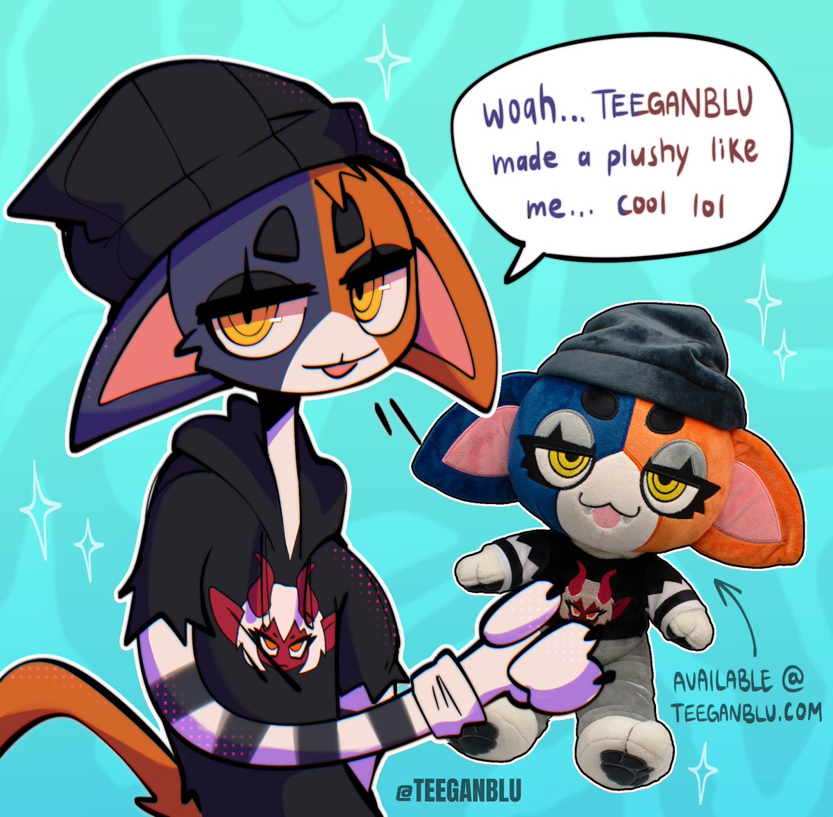 teeganblu's tweet image. Meow Skulls holding Meow Plushy :3
#meowskulls