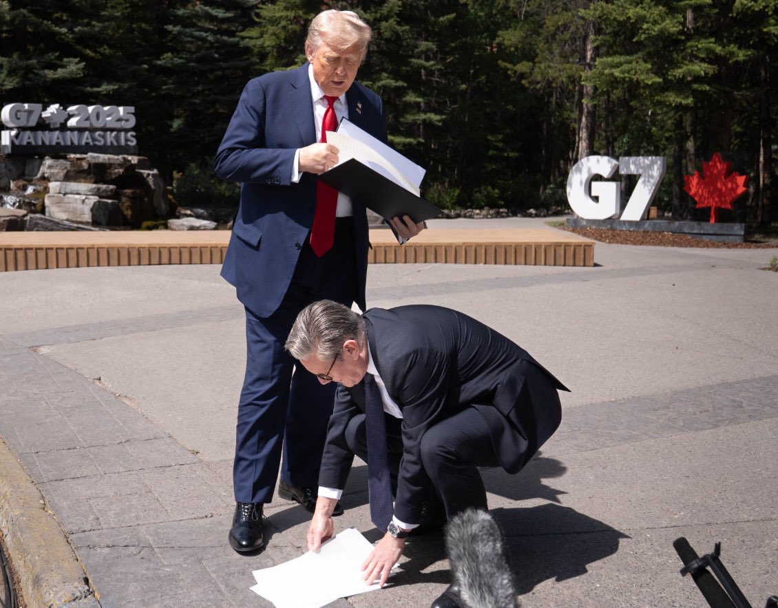 haveigotnews's tweet image. MPs won't be sitting when Donald Trump visits the UK to stop them being able to embarrass Keir Starmer in front of the President. Sadly no considerations were made to stop Keir Starmer being embarrassing in front of the President