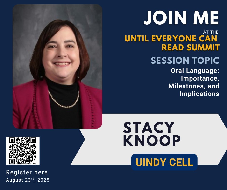 stacyknoop's tweet photo. I hope to see friends and colleagues from near and far at the @IndianaBranch summit next month! #UntilEveryoneCanRead #Dyslexia #OralLanguage 🗣️📖
Register here: https://t.co/2rmmsYFF3q https://t.co/5G7UeTksSZ