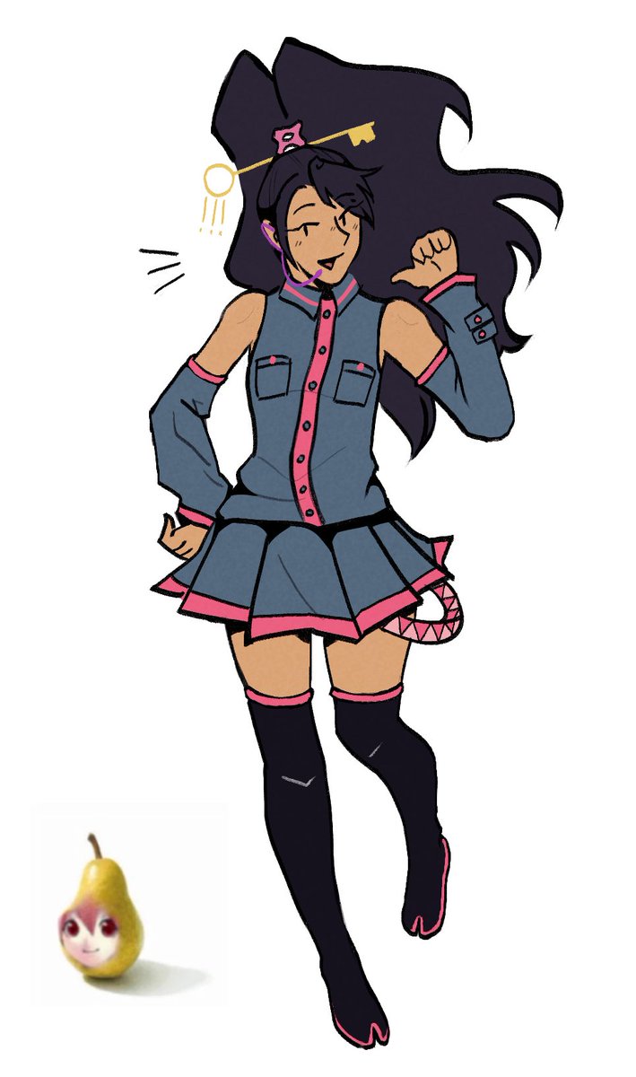 sourchai's tweet image. three of you said you thought the bottom right picture was kasane teto instead of kay so i got an idea and doodled kay dressed as teto