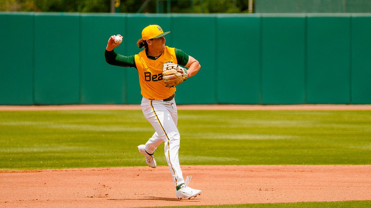 BaylorBaseball's tweet image. A Royal Family 👑
Tyriq Kemp becomes the third Baylor shortstop selected by Kansas City in the last six seasons!
#SicEm 🐻⚾️ | #Together