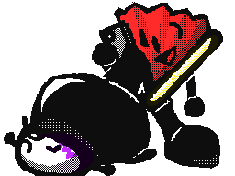 Fan seem a little distracted from that little ""bump"" under his foot. Though they don't seem to mind!

Request by: <a href="/ISupposeItsMark/">⚪💜🔞I Suppose It's Mark!~🔞💜⚪</a> !
#oscnsfw #nsfwosc #nsfwart #nsfwtwt #nsfwoc #nsfw