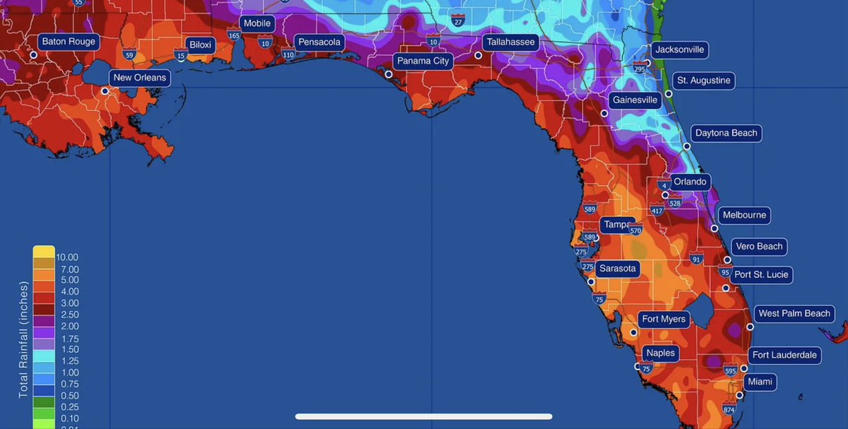 PatronisFL's tweet image. 🚨Heads up! Heavy rain is on the way. Some areas could see up to 5 inches between Tuesday and Wednesday. Stay alert, follow local warnings, and take the steps needed to keep you and your family safe.