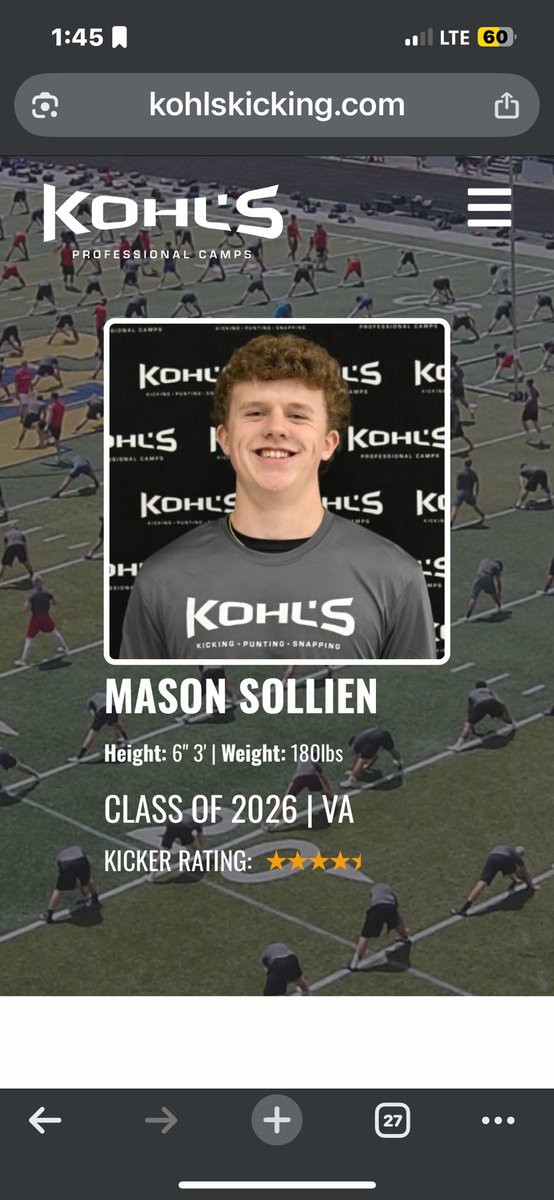 <a href="/coachstuholt/">Stu Holt</a> <a href="/CoachQHunter/">Quintin Hunter</a> 
<a href="/MasonSollien/">Mason Sollien 4.5⭐️</a> 

College coaches do not miss this young man he is going to be special
