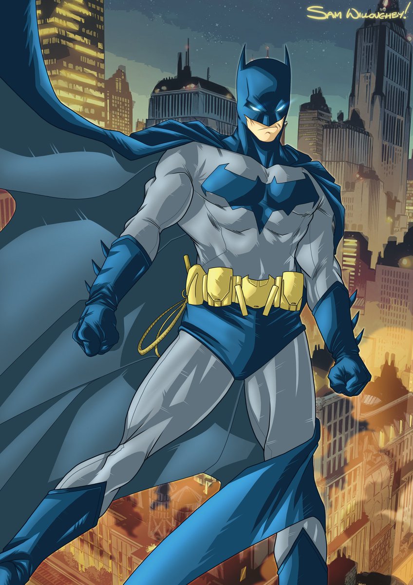 SamRWilloughby's tweet image. Absolutely obsessed with the new #Batman costume designed by @JorgeJimenezArt !!
Classic with a modern edge, had to try 🤘🏻🦇