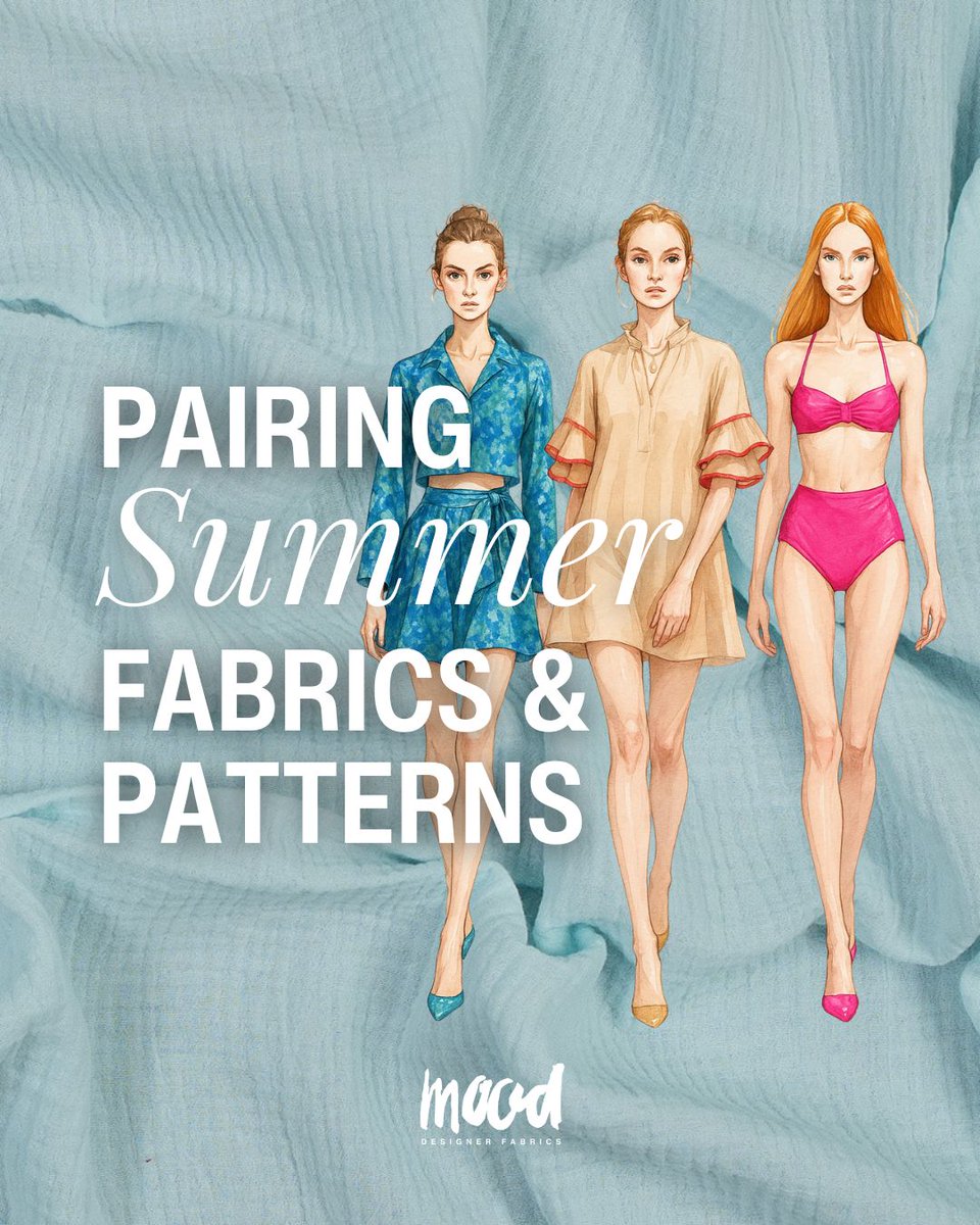 Mood_Fabrics's tweet image. Summer style = sorted. ☀️

Which one are you sewing first? 💬👇

#MoodSewciety #MadeWithMood #FreeSewingPattern #SewingInspiration #SummerSewing #MoodFabrics