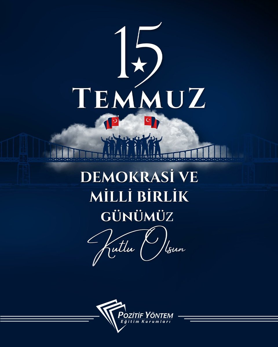 🇹🇷 15 Temmuz Demokrasi ve Millî Birlik Günü
Milletimizin iradesine sahip çıktığı bu destansı gün, geleceğimize ışık!
Demokrasinin, özgürlüğün ve birliğin kıymetini bilen nesiller yetiştirmek en büyük sorumluluğumuz.
Şehitlerimize ve gazilerimize rahmet ve minnetle 🤲🏻