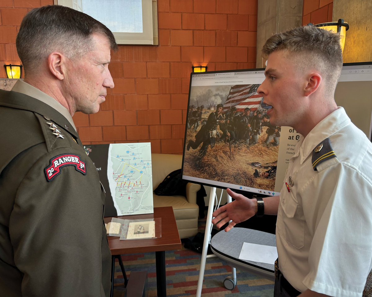 WestPoint_USMA's tweet image. 🗺️✨ History Meets Strategy
Our new Department of History and War Studies blends centuries-deep scholarship with cutting-edge curriculum so graduates can out-think and out-maneuver any adversary. This milestone is the latest step in a three-year modernization journey.
Learn…
