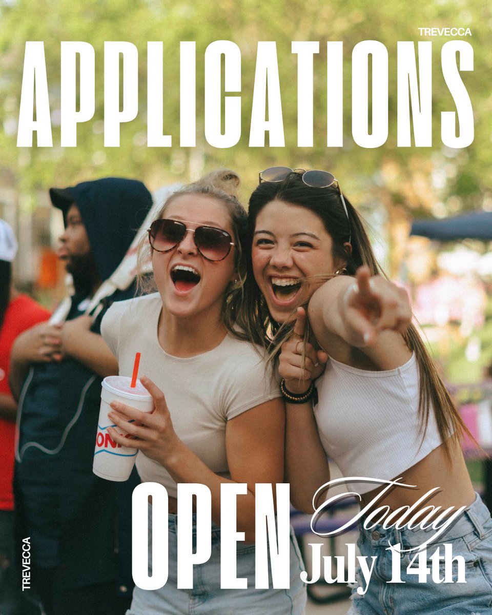 Trevecca's tweet image. There’s no better time to apply to Trevecca than right now!
ow.ly/qsqA50Wpvj8
Everyone who applies in July is automatically entered to win exclusive giveaway prizes! 🎁
📅 Apply in July
🏆 Win Cool Prizes
💜 Start YOUR Journey at Trevecca
#Trevecca