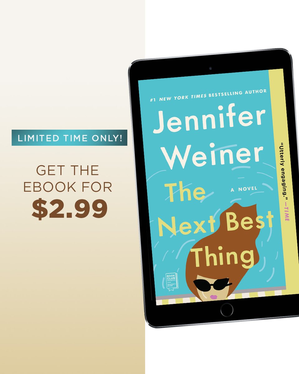 AtriaBooks's tweet image. LIMITED TIME ONLY!
Grab your next Summer read for just $2.99 all month long! 📖☀️