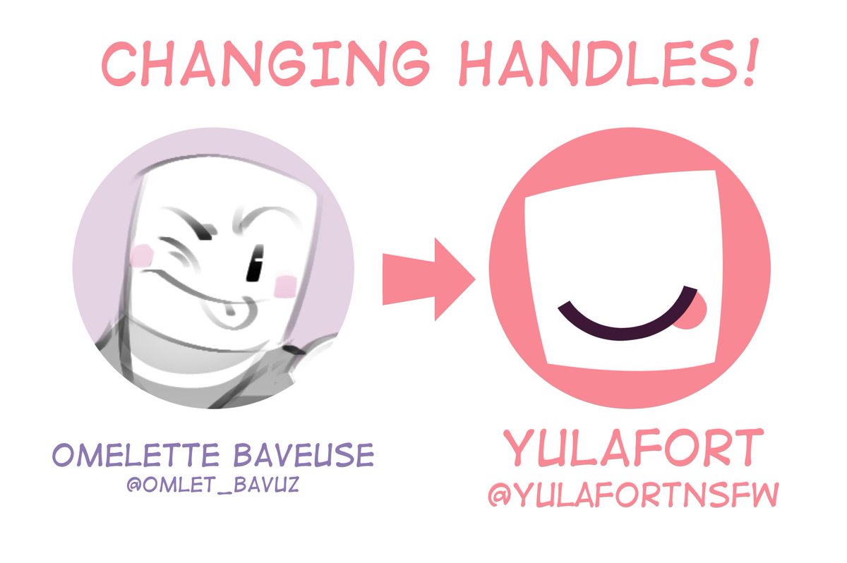 !IMPORTANT! HANDLE CHANGE!
This change will also affect NSFW profile as well!