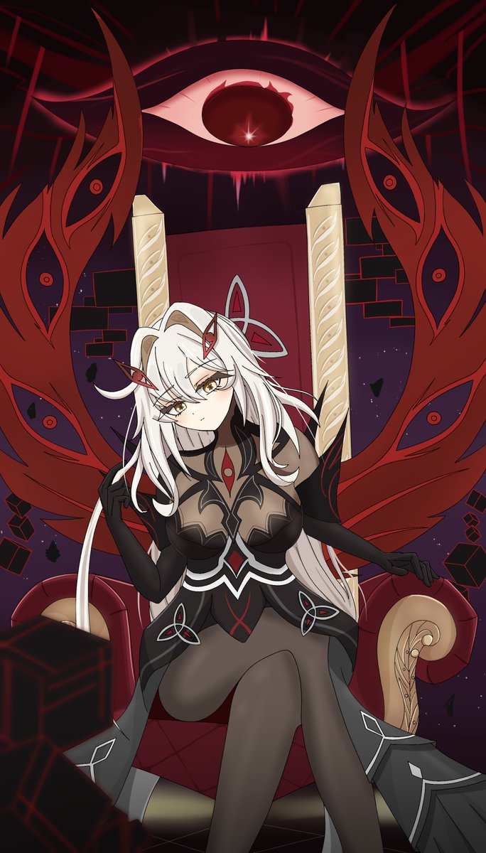 Default323232's tweet image. 死の執政　ロノヴァ
#原神 #ロノヴァ #GenshinImpact #Ronova