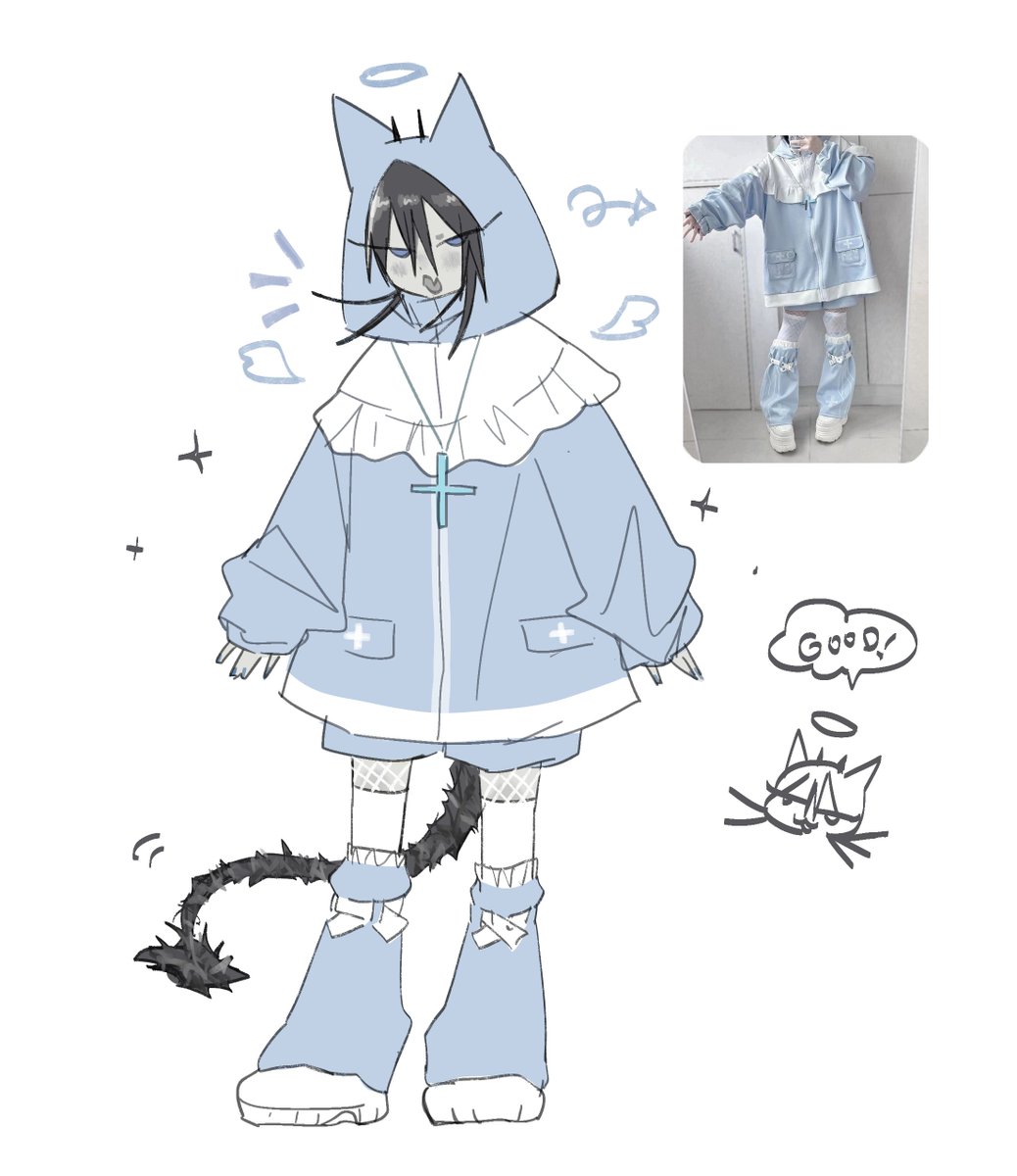 (มาแล้ว ชุดที่ 1 เต็ม10เลยฮะ!🩵😼)