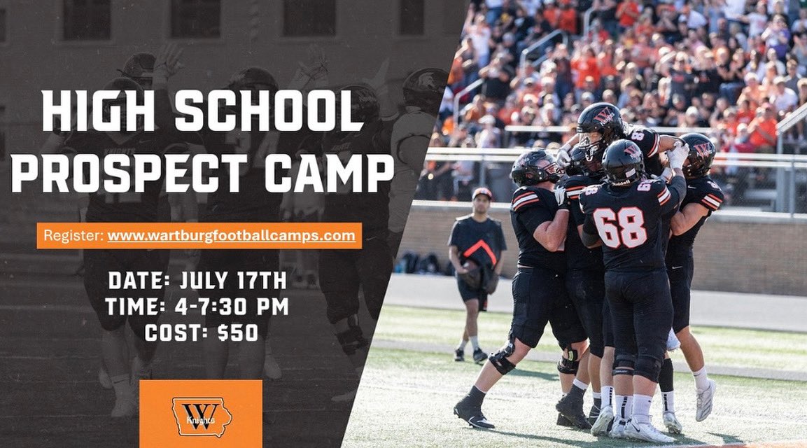 2 days left to register and walk ups available. Come camp with the Knights this Thursday 7/17.