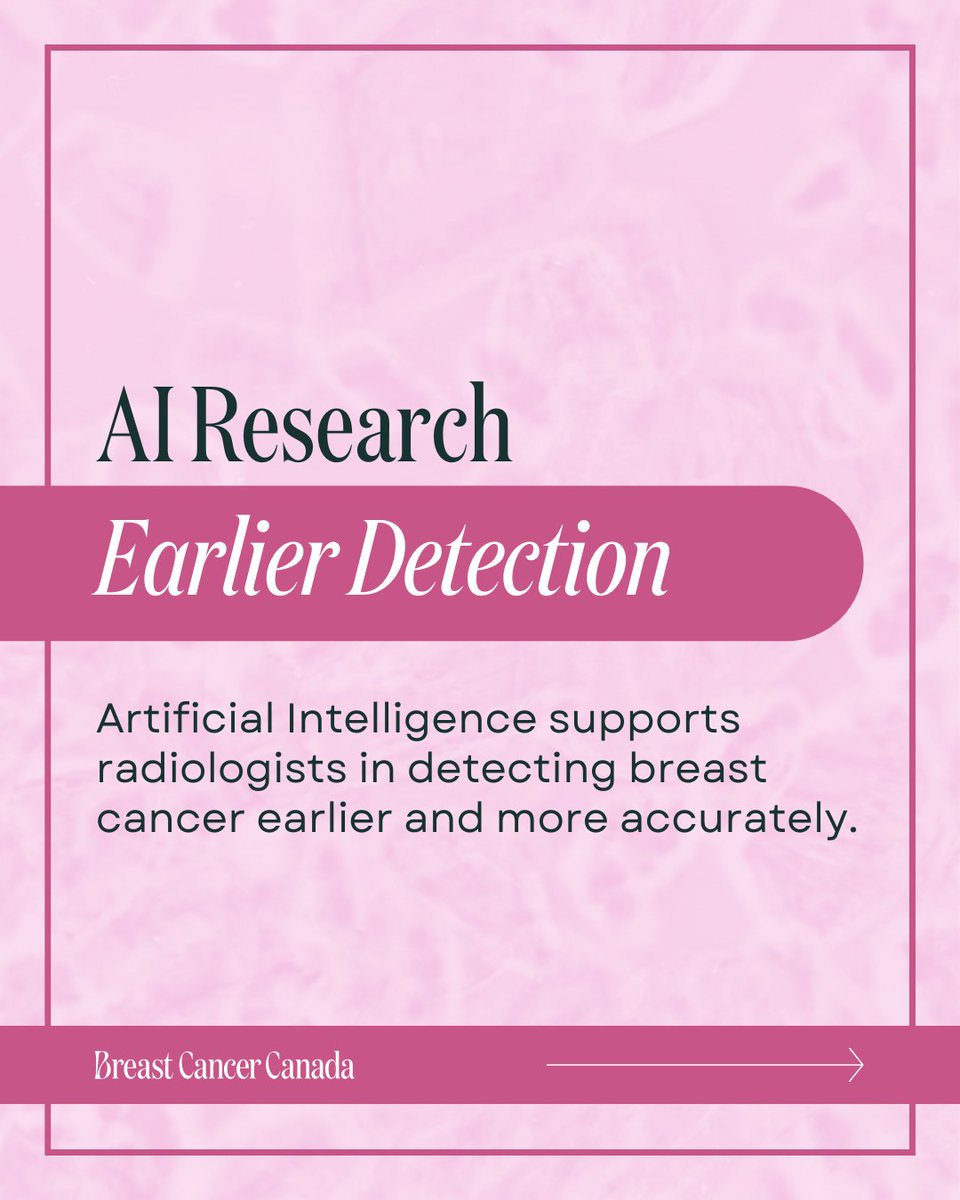 🔬 Research is not just about what happens in a lab. It is about what happens next for patients.

At Breast Cancer Canada, we fund the kind of research that shows up in real life:
✔️ In new treatment options
✔️ In better-informed care
✔️ In earlier, more accurate diagnoses