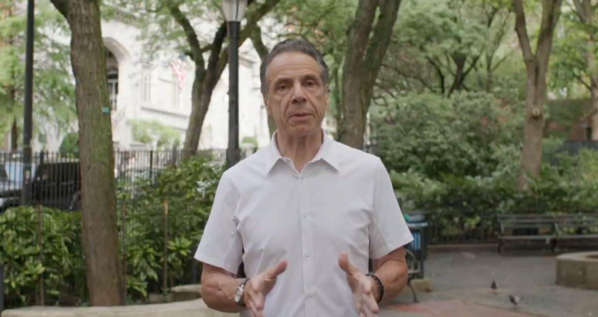 SFChronPitchBot's tweet image. Cuomo announces independent Mayoral run alongside new campaign slogan: Vote Blue? No, matters who!