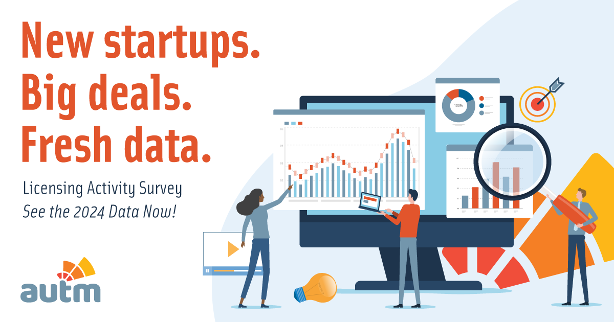 AUTM's tweet image. Tech transfer offices are navigating an ever-changing landscape, and the 2024 AUTM Licensing Activity Survey highlights how they’re adapting to uncertainty.
Explore more: bit.ly/3TGHrSR