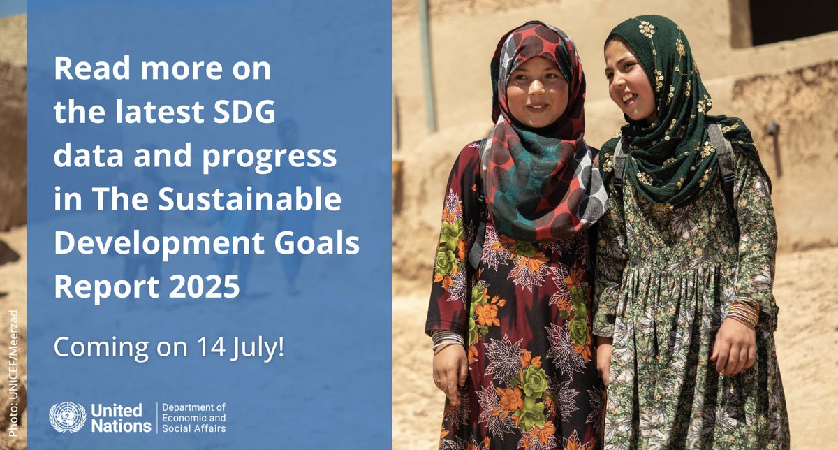 GlobalGoalsUN's tweet image. What do education, maternal health & access to electricity and the internet have in common?
✅ All have seen major progress since 2015 under the #2030Agenda
Curious about other #SDGs?
📗 Find the latest data in the #SDGReport 2025
🔜 Out Today!
unstats.un.org/sdgs/report/20…