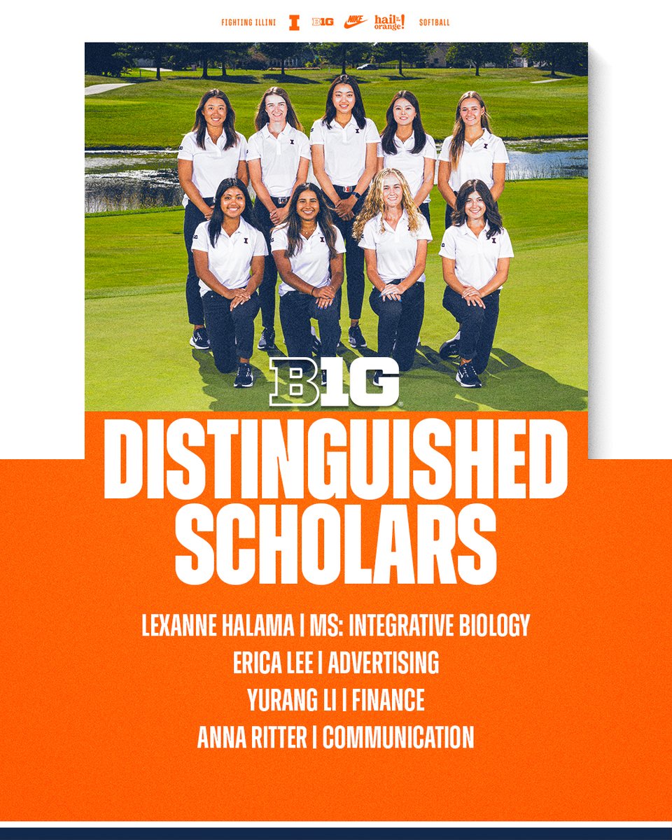 Congratulations to our Big Ten Distinguished Scholars!