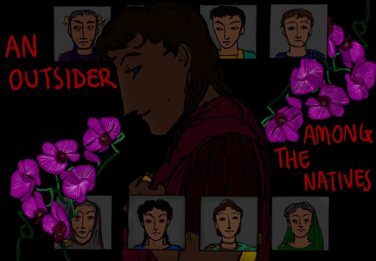dogmotifpilled's tweet image. «seianus had bloomed with some of the quality of a tropical orchid. he was a man who did not know how to lose himself in his background»