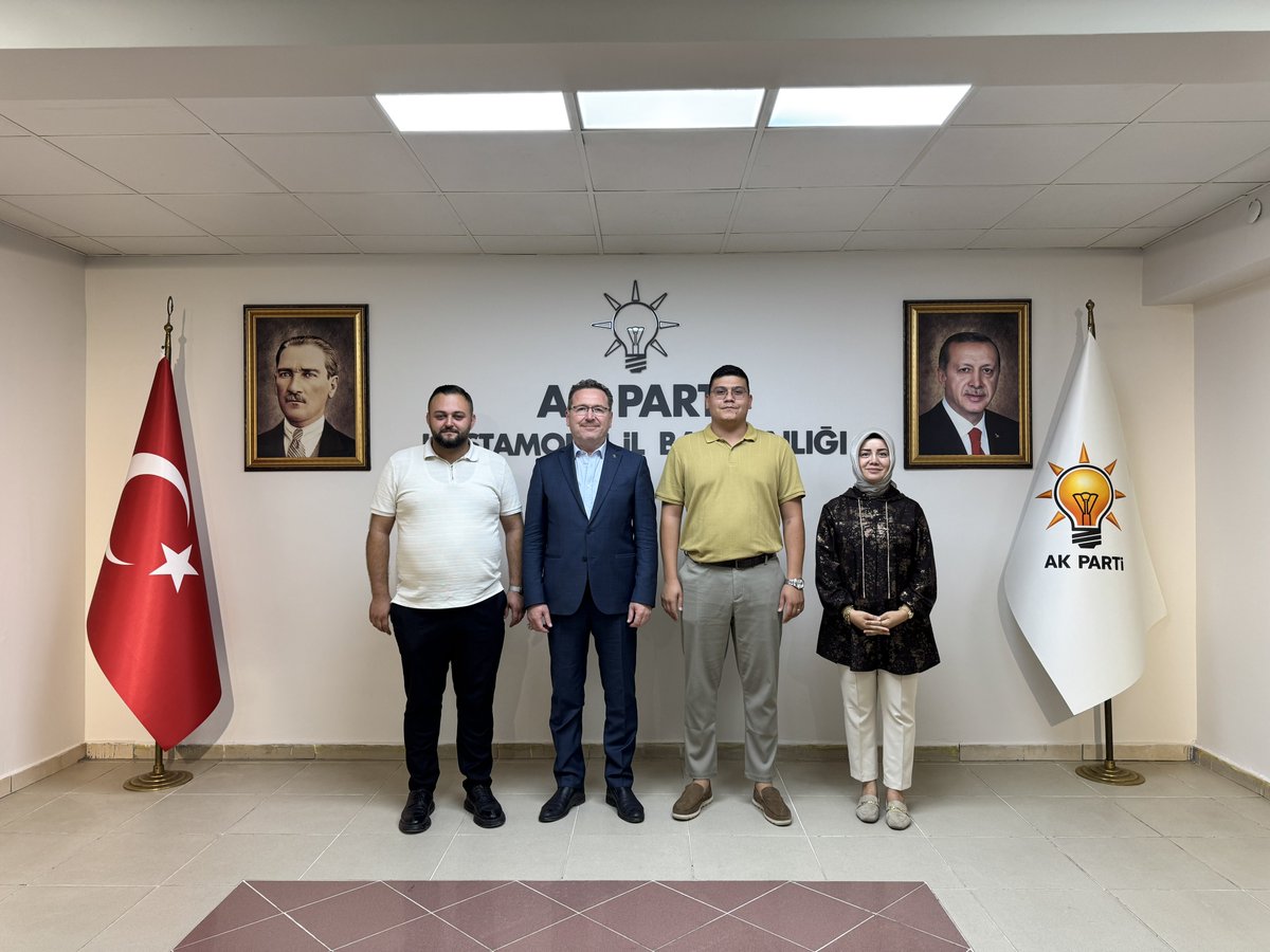 Ahmet Sevgilioğlu (@sevgilioglu) on Twitter photo 📌 Bolu İl Gençlik Kolları Başkanımızın Ziyareti
Bolu İl Gençlik Kolları Başkanımız Sn.Tacettin Sirac Uzunöz ‘e nazik ziyaretleri için teşekkür ediyorum.
Gençlik kollarında yürüttüğü azimli ve özverili çalışmalarda kendisine başarılar diliyorum.
<a href="/Akparti/">AK Parti</a> <a href="/RTErdogan/">Recep Tayyip Erdoğan</a> <a href="/abuyukgumus/">Ahmet Büyükgümüş</a> 📌 Bolu İl Gençlik Kolları Başkanımızın Ziyareti
Bolu İl Gençlik Kolları Başkanımız Sn.Tacettin Sirac Uzunöz ‘e nazik ziyaretleri için teşekkür ediyorum.
Gençlik kollarında yürüttüğü azimli ve özverili çalışmalarda kendisine başarılar diliyorum.
<a href="/Akparti/">AK Parti</a> <a href="/RTErdogan/">Recep Tayyip Erdoğan</a> <a href="/abuyukgumus/">Ahmet Büyükgümüş</a>