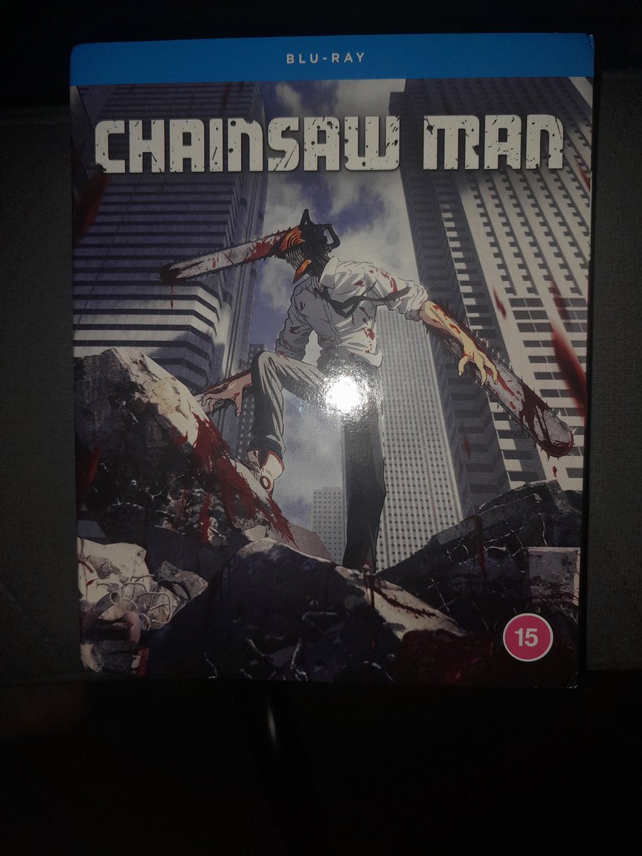 I received Chainsaw Man for my birthday.

I hope it's really good and I can't wait to watch it. Looks incredibly violent though. All I know about the anime is that it's where that dominant anime girl Makima comes from and I really want to be stepped on by her.
