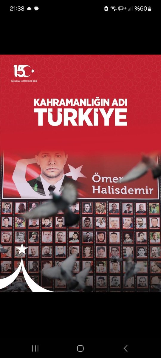 *15 Temmuz Demokrasi ve Millî Birlik Günü

Şehitlerimizi rahmetle, gazilerimizi minnetle anıyor; bu anlamlı günde demokrasiye, özgürlüğe ve halk iradesine olan bağlılığımızı bir kez daha güçlü bir şekilde vurguluyoruz.

Unutmayacağız, unutturmayacağız.