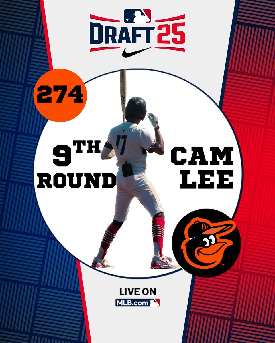 Congratulations to Cam Lee on being selected in the 9th round of the MLB Draft! <a href="/CameronLee2024/">Cam Lee</a> <a href="/MLBDraft/">MLB Draft</a>