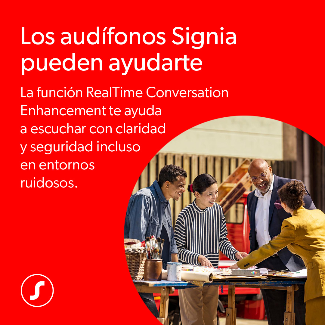 El exceso de #ruido, en el trabajo, en las ciudades, conducen a una pérdida de #audición.
En #tucentro disponen de los #audífonos 🦻 @Signiahearing especializados en filtrar ese molestos sonidos. 
∰
Píde cita para una revisión.