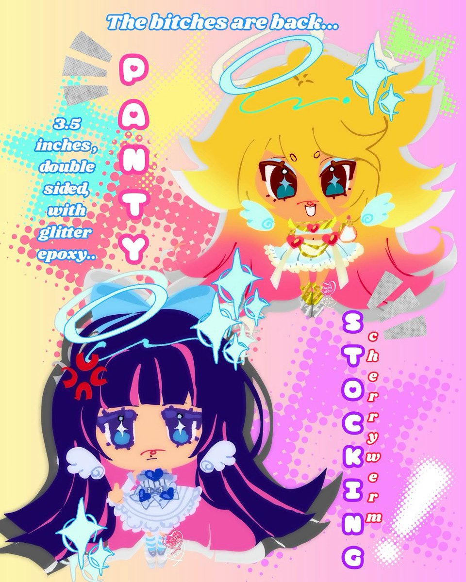 cherrywerms's tweet image. PANTY STOCKINGβ¦ charms ?! #Newγγ³γΉγ #PaSwG