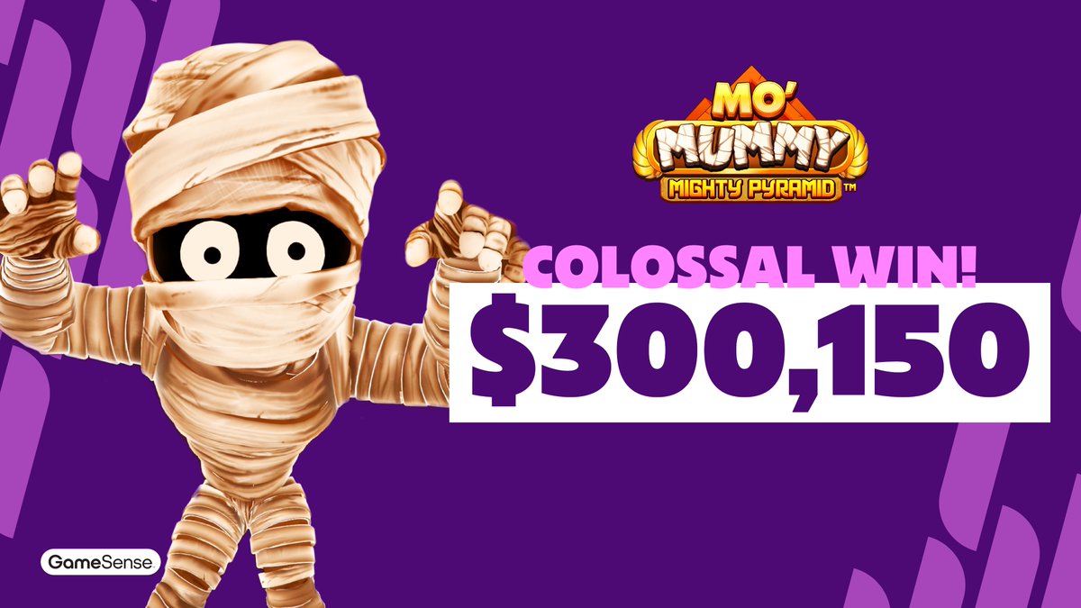 Mo Mummy: Mighty Pyramid just delivered another legendary win. A lucky player just uncovered a colossal $300,150 win.

Talk about ancient treasure! Try your luck and see if Mo Mummy has Mo Money for you! playalberta.ca/casino