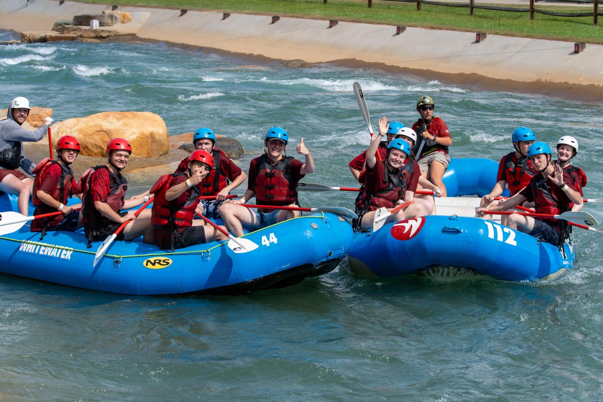 BelmontAbbey's tweet image. What an incredible week at the Abbey! 🙌
Last week, around 50 students joined us for the Honors College's Schola—a week filled with deep conversations, classic texts, and outdoor adventure.
They explored works by Plato, J.R.R. Tolkien, and more, went whitewater rafting at the…